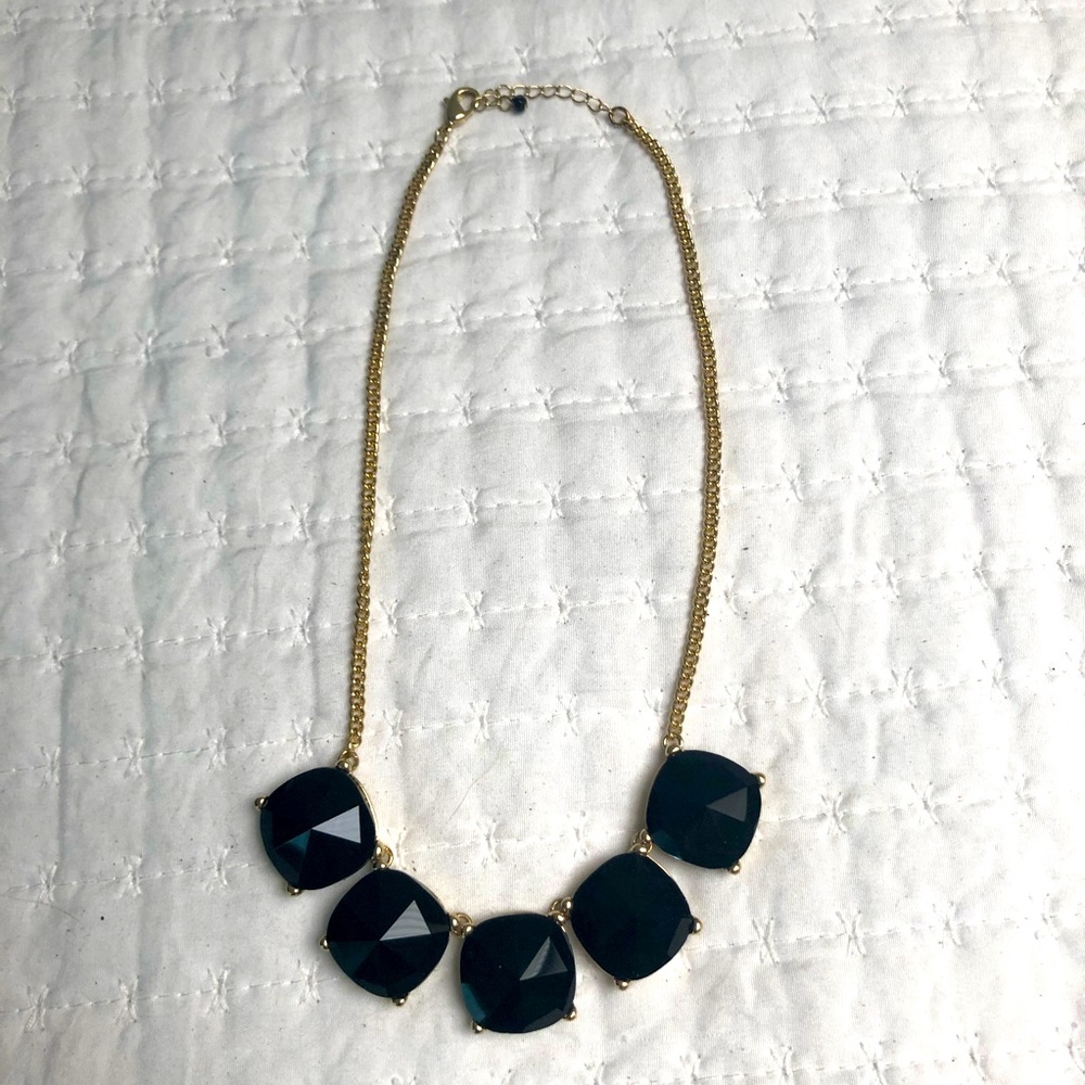 Gold & Black Statement Necklace from the Limited